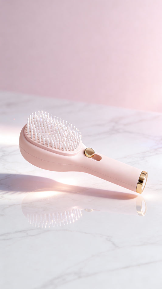 Flauschperle - Premium Haarbürste Selbstreinigend